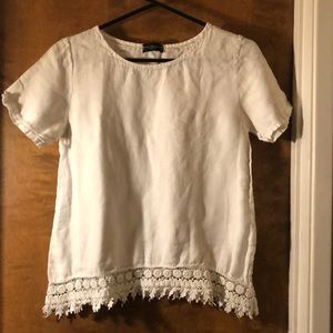 Linen spring top